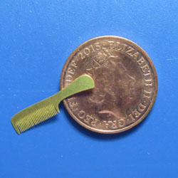 Comb with Handle - Brass
