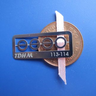 Round Stainless Steel Buckles x 4