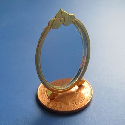 Oval Mirror....Brass