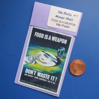 WW2 ....Food is a Weapon Poster  ( SALE )