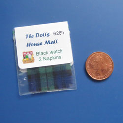 Black Watch Tartan Napkins x 2