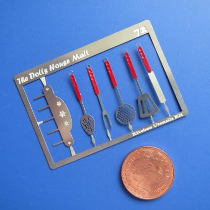 Kitchen Utensils Kit with Red Handles