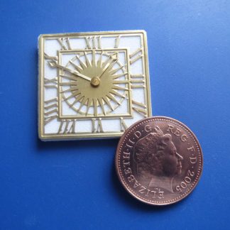 Brass wall clock....Last One