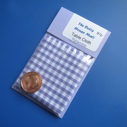Perriwinkle Gingham Table Cloth