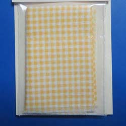 Yellow Gingham Table Cloth