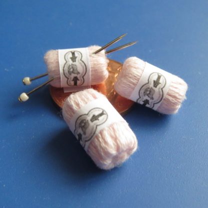 3 Balls of Pink Knitting Yarn