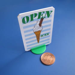 OPEN - Ices Sign
