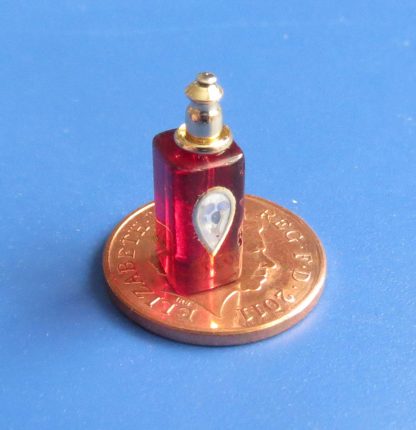 Bottle of Perfume...N...Red Tall Square