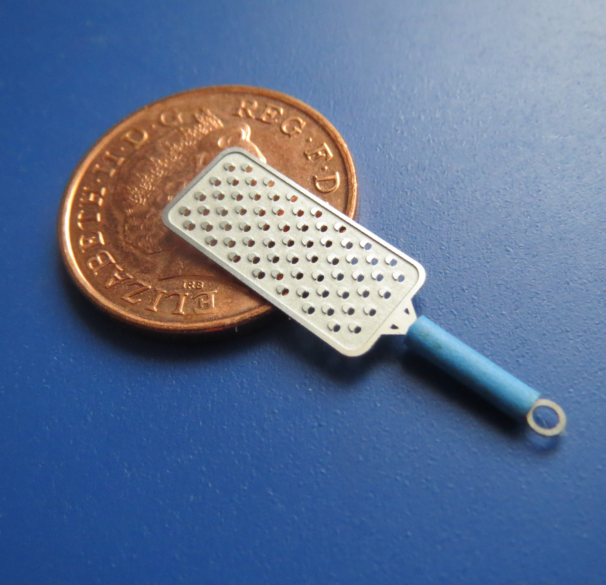 Small Cheese Grater with Blue Handle