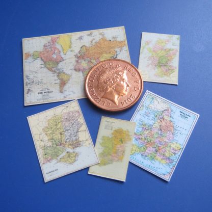 1/24th Scale Maps x 5