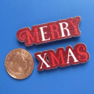 MERRY XMAS Woden Signs