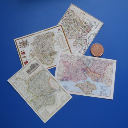 Hampshire Maps x 4