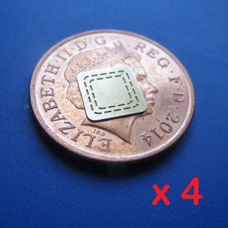 4 Brass Coasters
