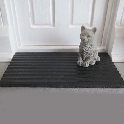 Black Rubber Door Mat