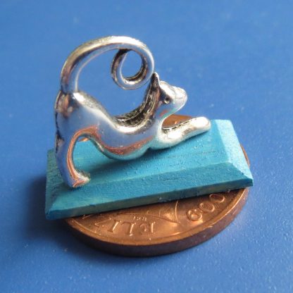 Cat on Blue Base
