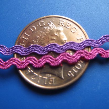 Ric-Rac....Purple / Deep Pink....1ft of each