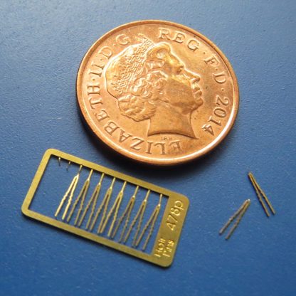10 Hair Pins....Brass