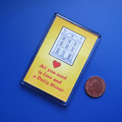 Yellow Fridge Magnet