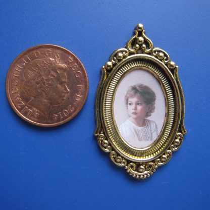 Young Girl in Gilt Frame
