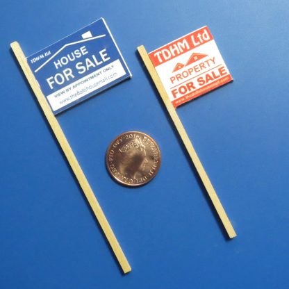 1/24th Scale PROPERTY For Sale Sign (Red)