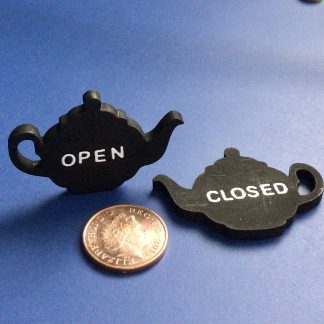 Open/Closed Wooden Teapot