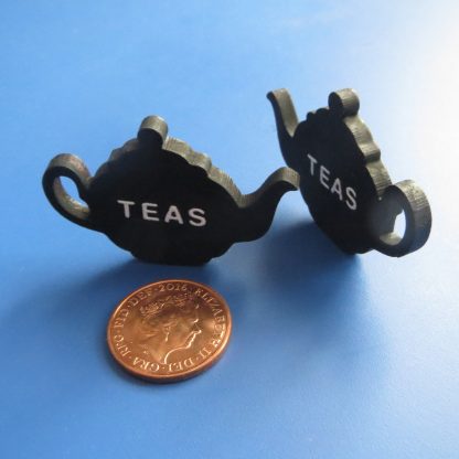 Black Wooden TEAS Sign