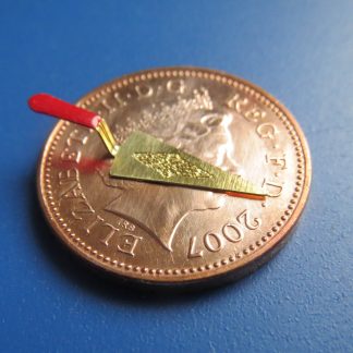 Brass Cake Slice with Red Handle