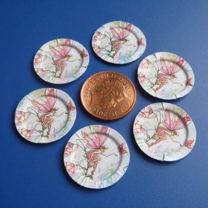 6 Fairy Paper Plates