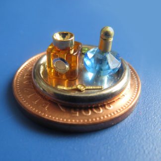 1/24th  Scale Silver Perfume Tray with Watch....Sorry Out of Stock