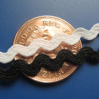 Ric-Rac....Black / White....1ft of each...LARGE