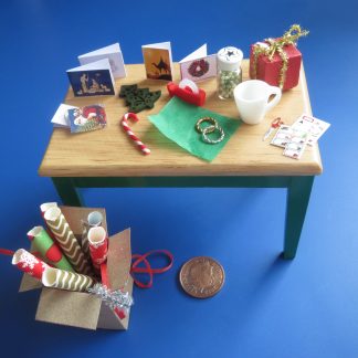 Christmas Wrapping Table....Green.....One Off