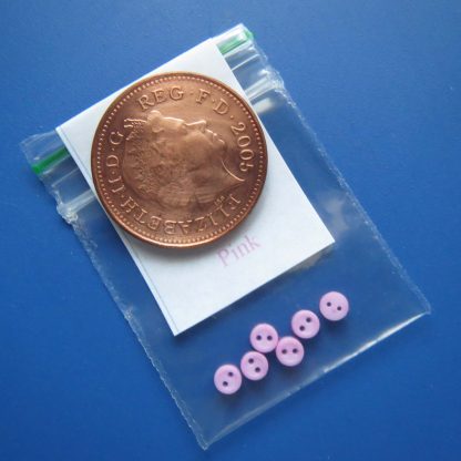 3mm  Pink Buttons