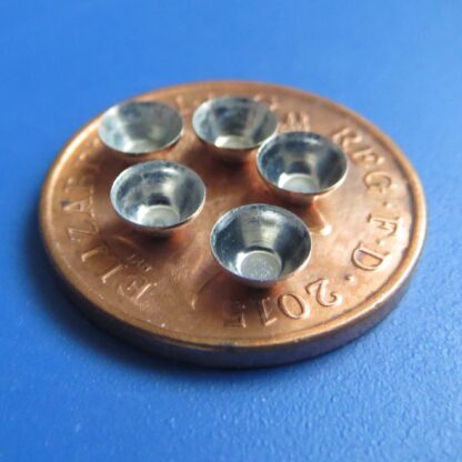 1/48th Scale St Steel Bowls x 5.....Last One